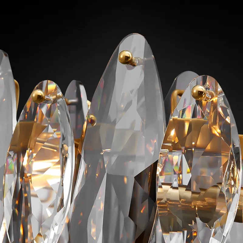 Modern New Grey Clear Crystal Glass - Image 5