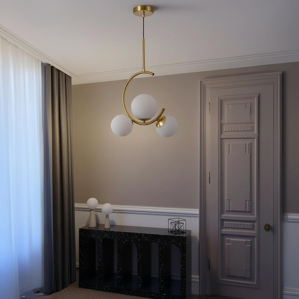 LEGEEN Light Glass and Metal Celling Light