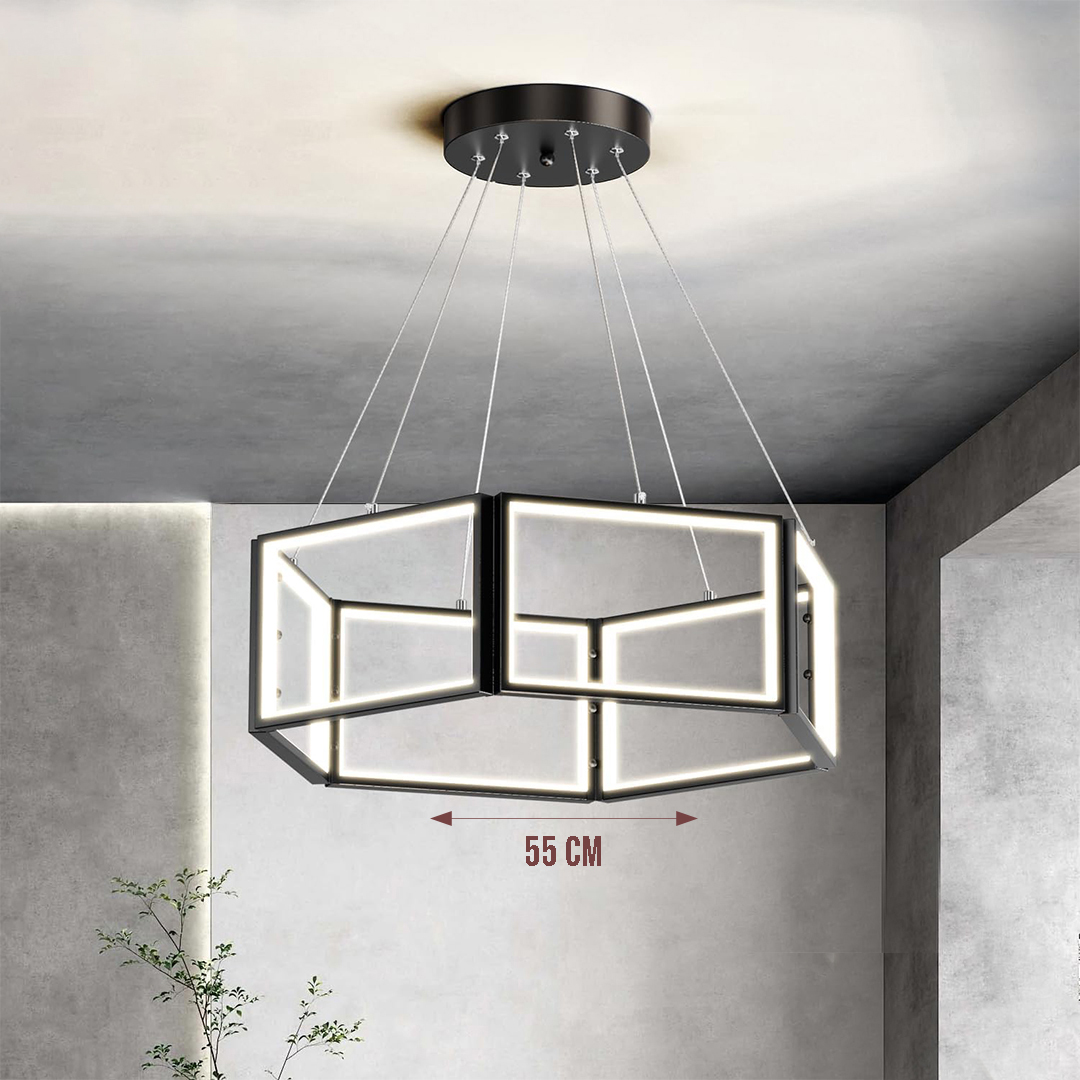 Modern LED Chandeliers, 8 Lights Dimmable LED Chandelier