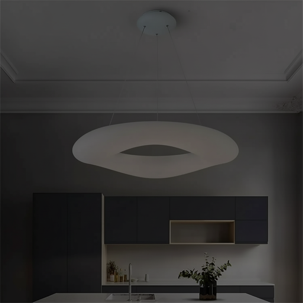 Alternative view of PE Donuts Led Chandelier Modern Ceiling