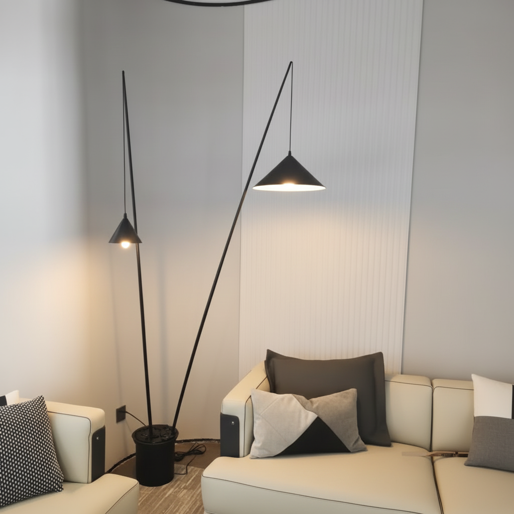 Alternative view of Standing Light Light Luxury Fishing Lamp Exhibition