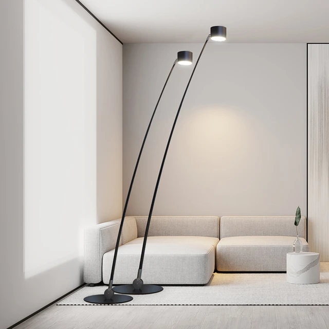 Alternative view of Long Pole Living Room Floor Lamp