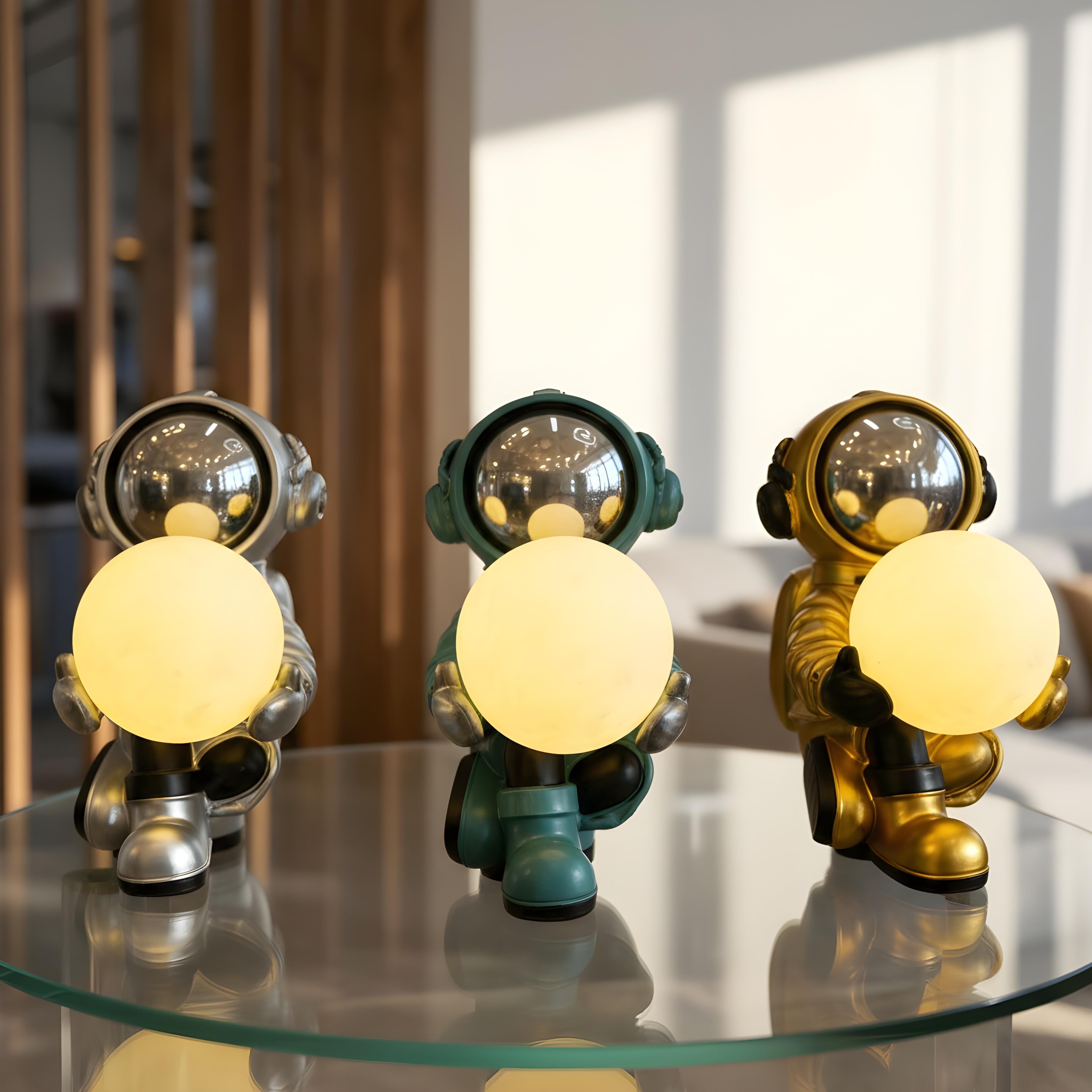 creative resin astronaut