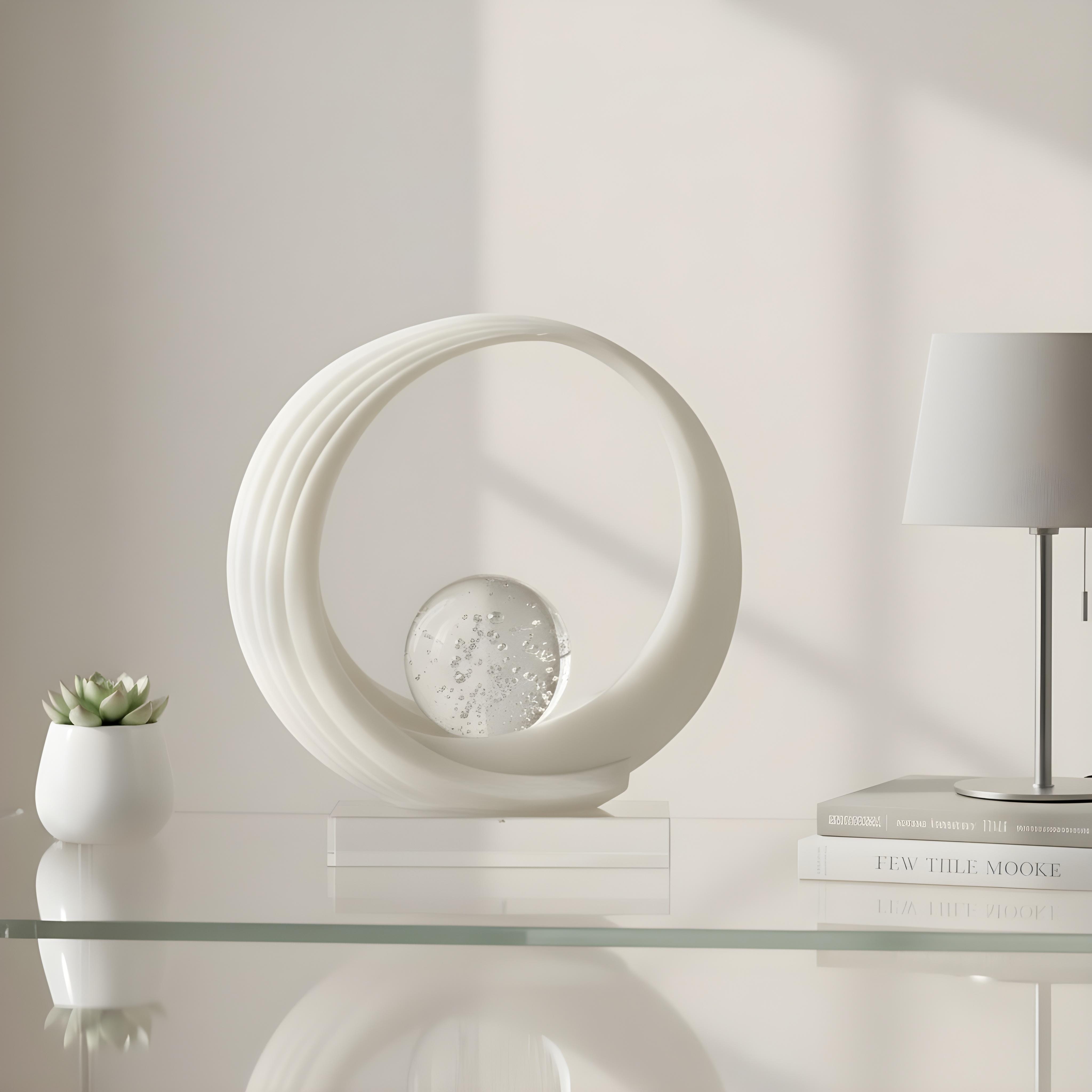 round deep sea sandscape