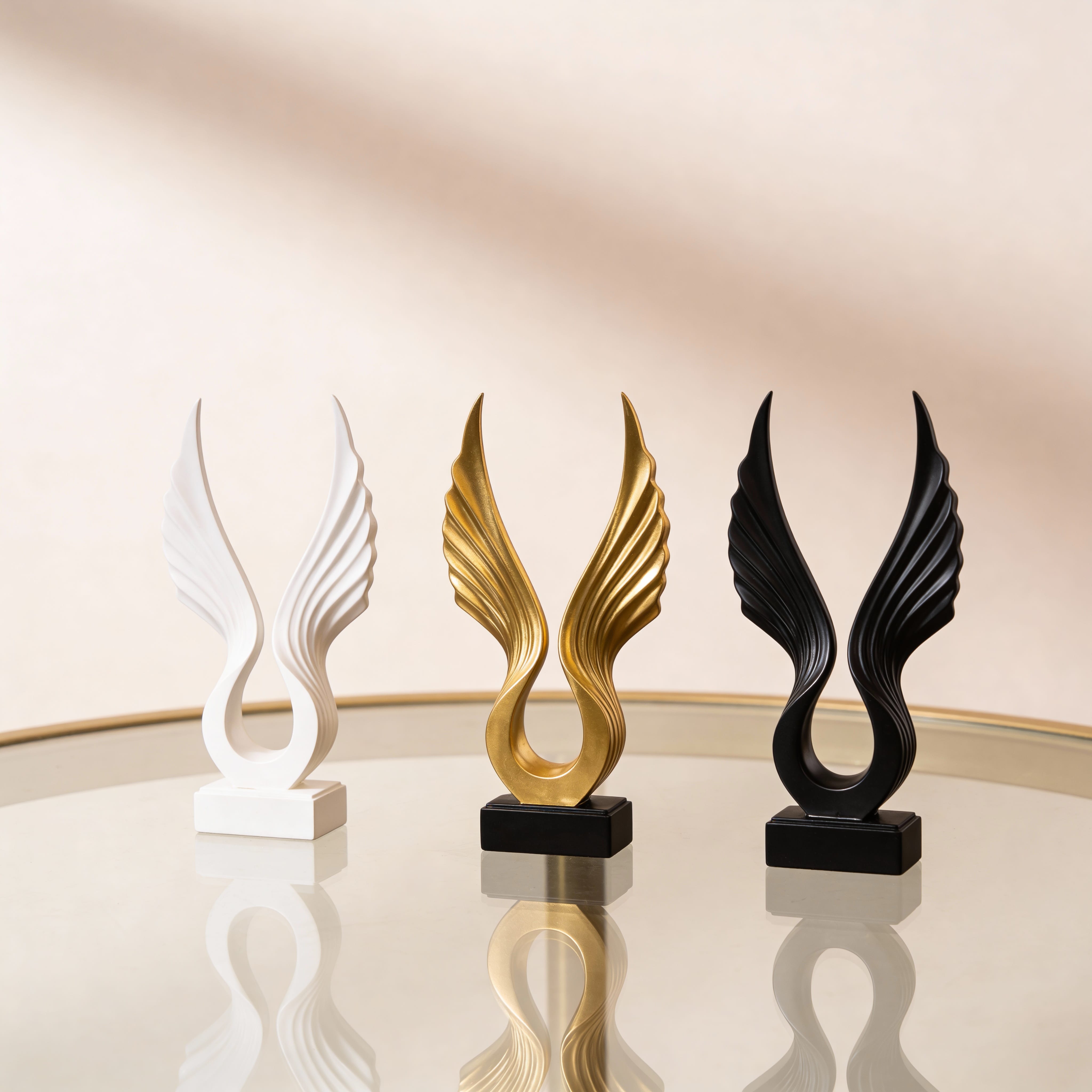 European-style resin angel wing