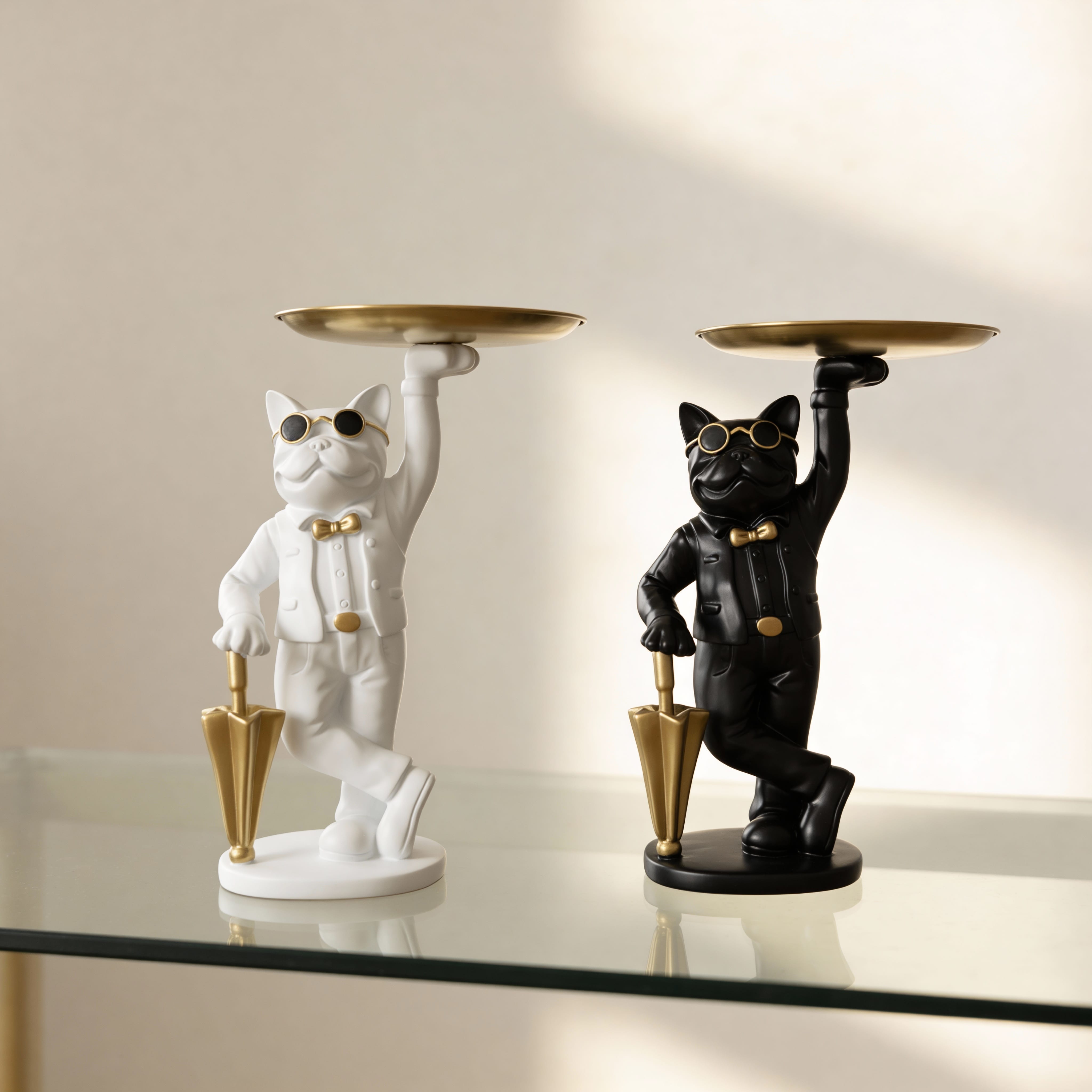 resin French bulldog