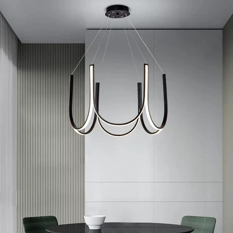 Nordic Minimalism Hanging Lamp LED Droplight Aluminium