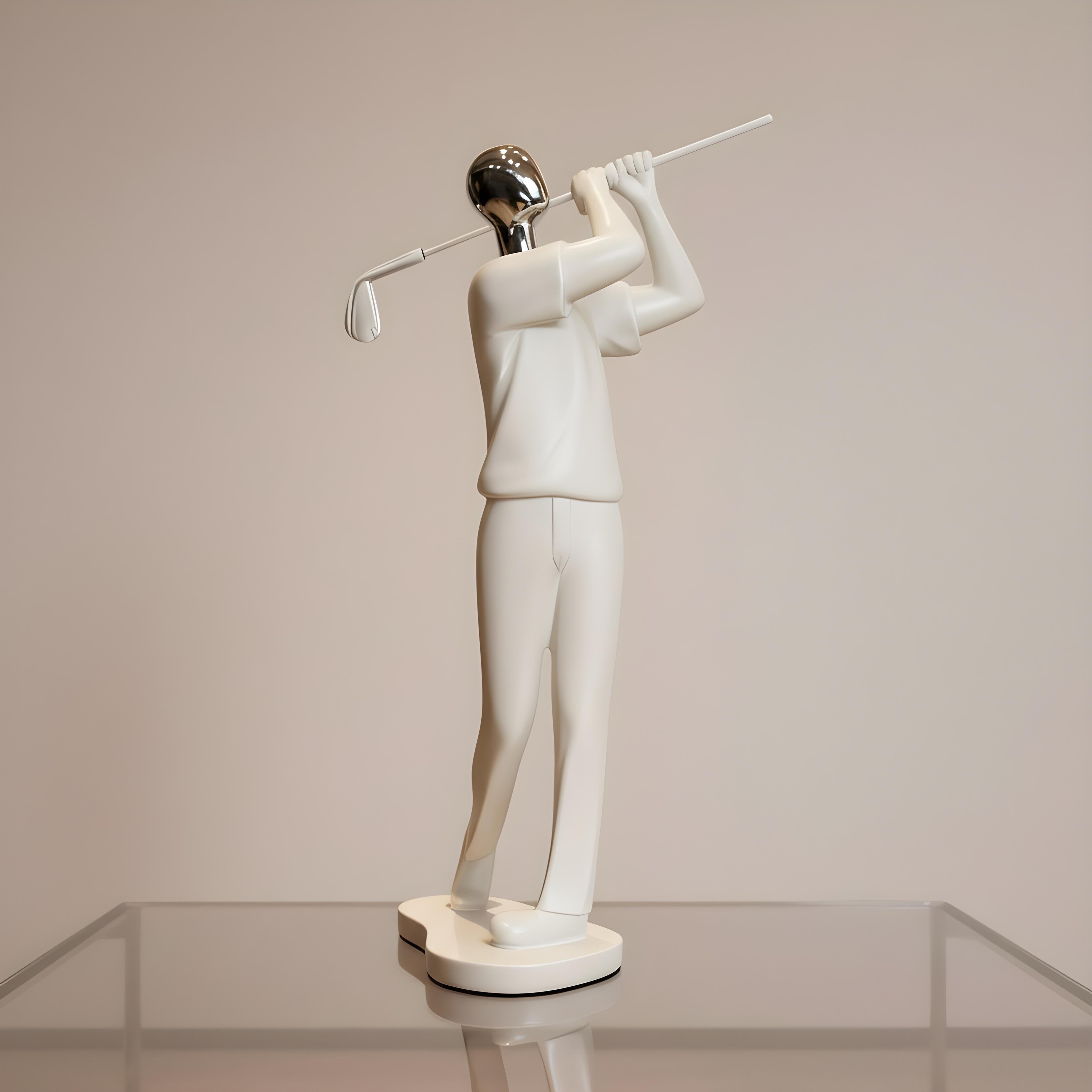 Golfer Sculpture figurine