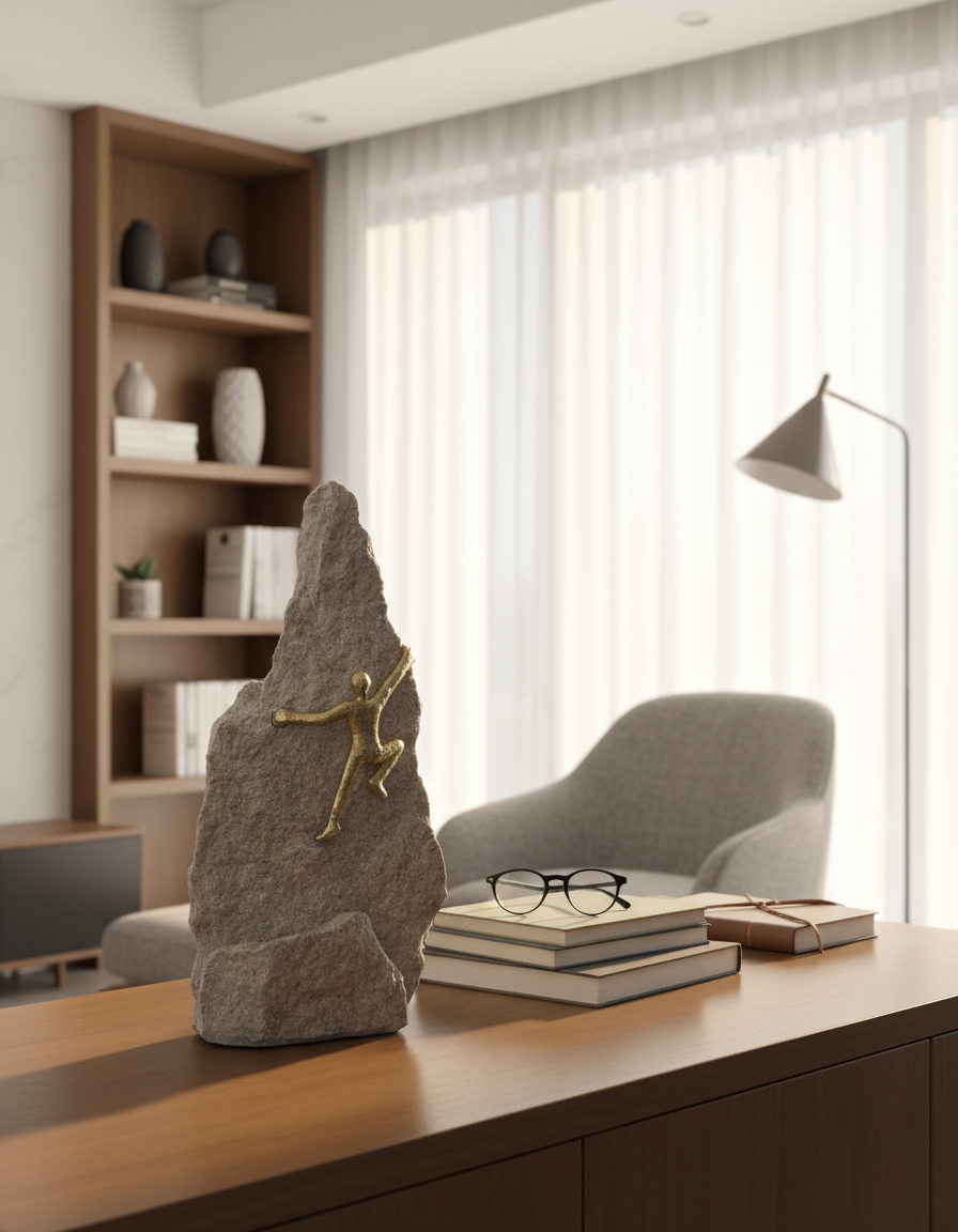 iron figure sculpture