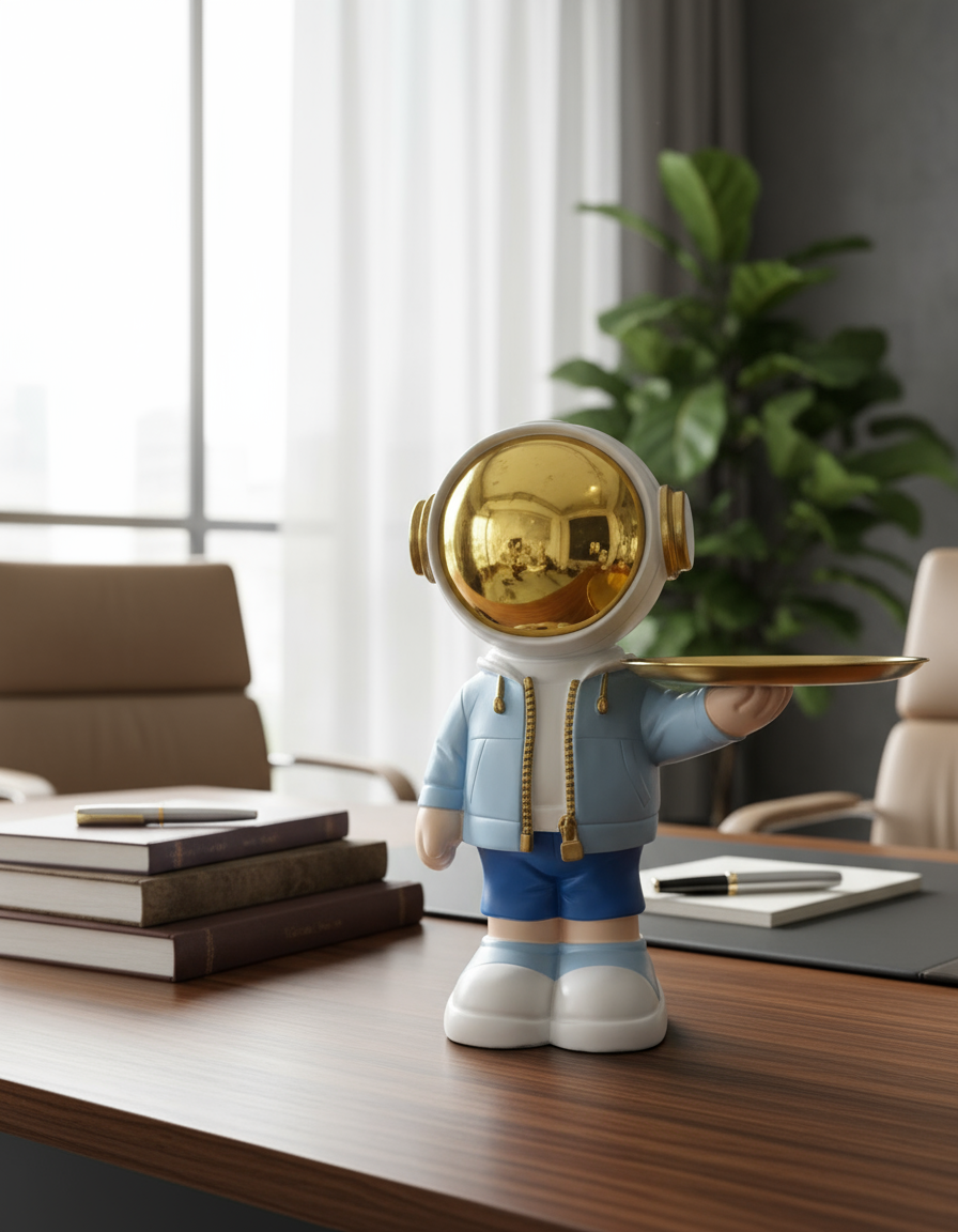 astronaut-themed decorative figurine