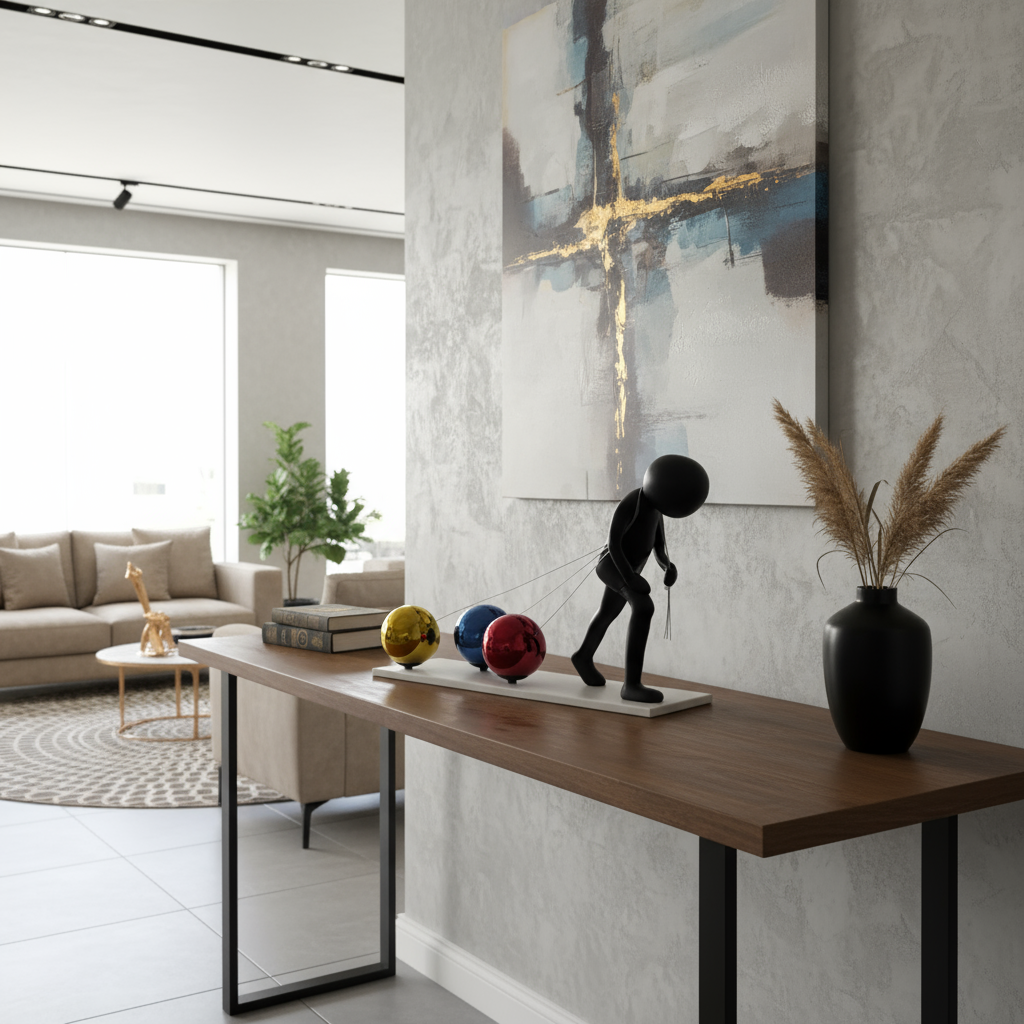 CONNOR Pulling Weight Figure Sculpture