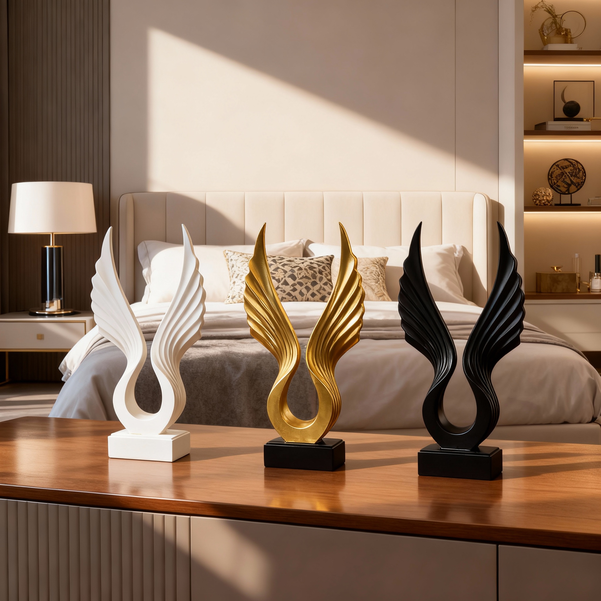 European-style resin angel wing