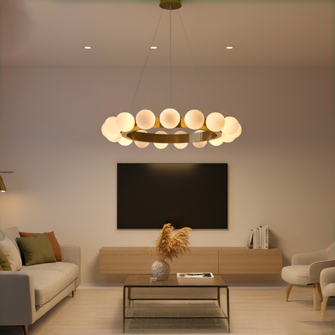 Alternative view of Beliani Georges Pendant Lamp