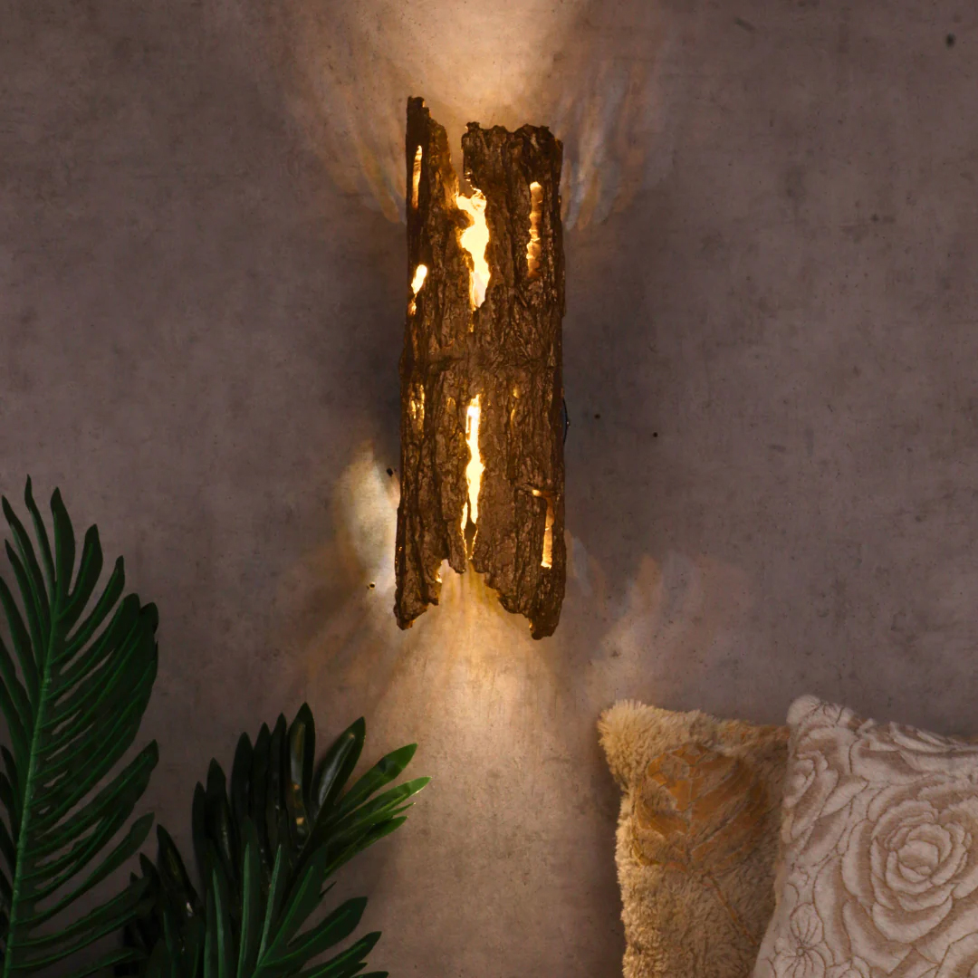 Alternative view of resemble natural tree bark with a luxurious prime finish.