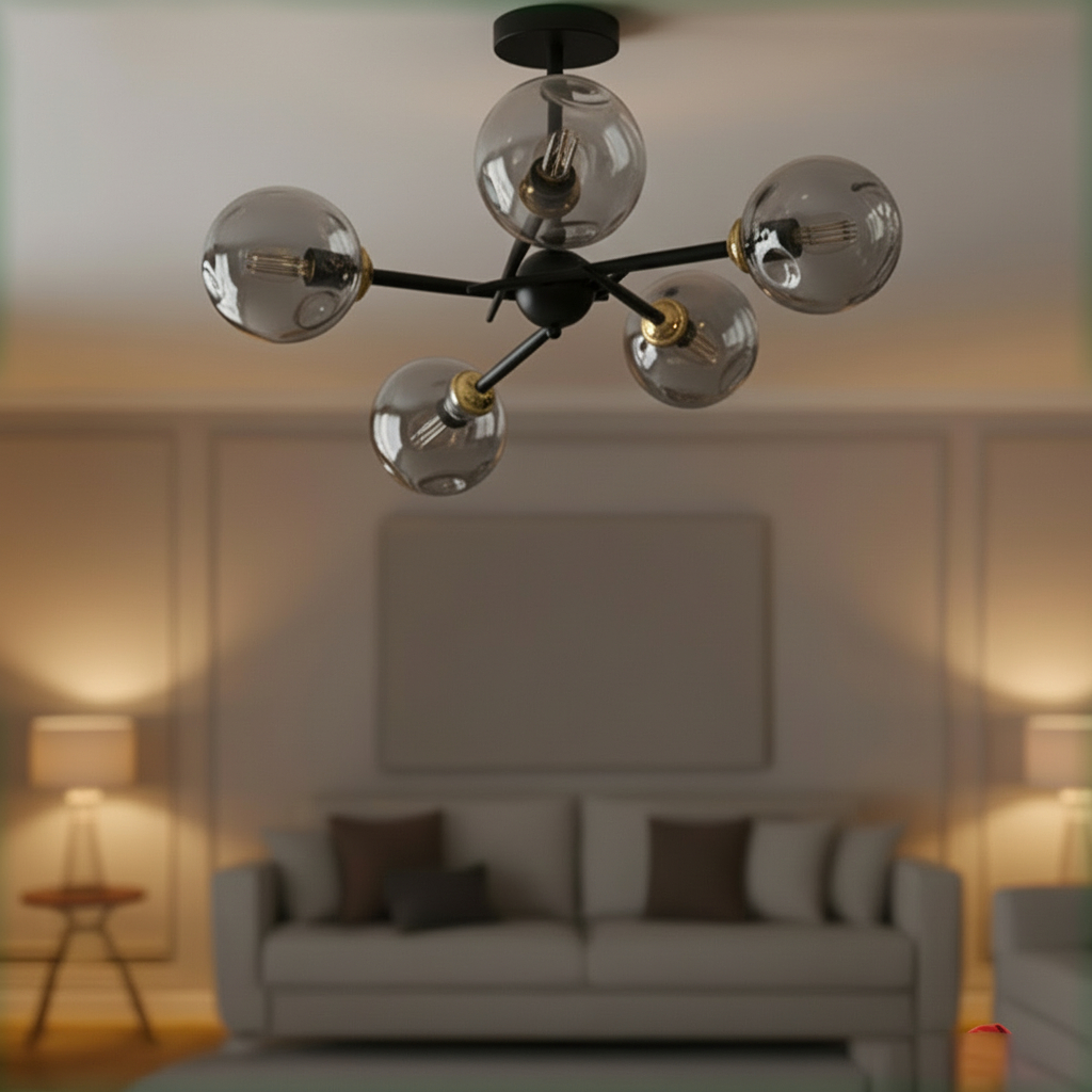 contemporary ring chandelier lighting fixture