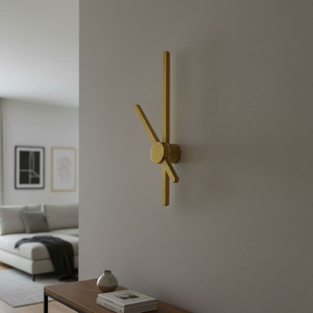 decorative LED wall light or sconce, frequently featuring a rotating linear design and dimmable multicolor or warm white lighting options. 