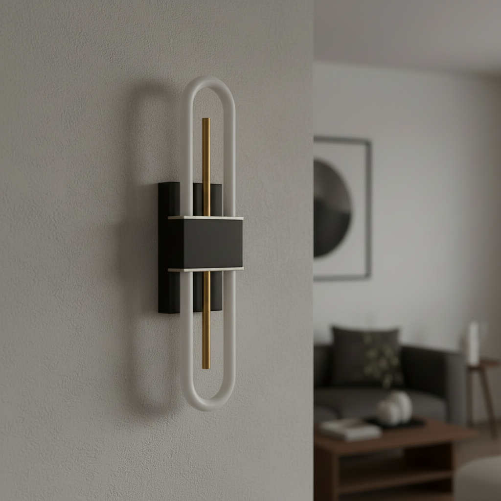modern linear wall lamp with a minimalist design