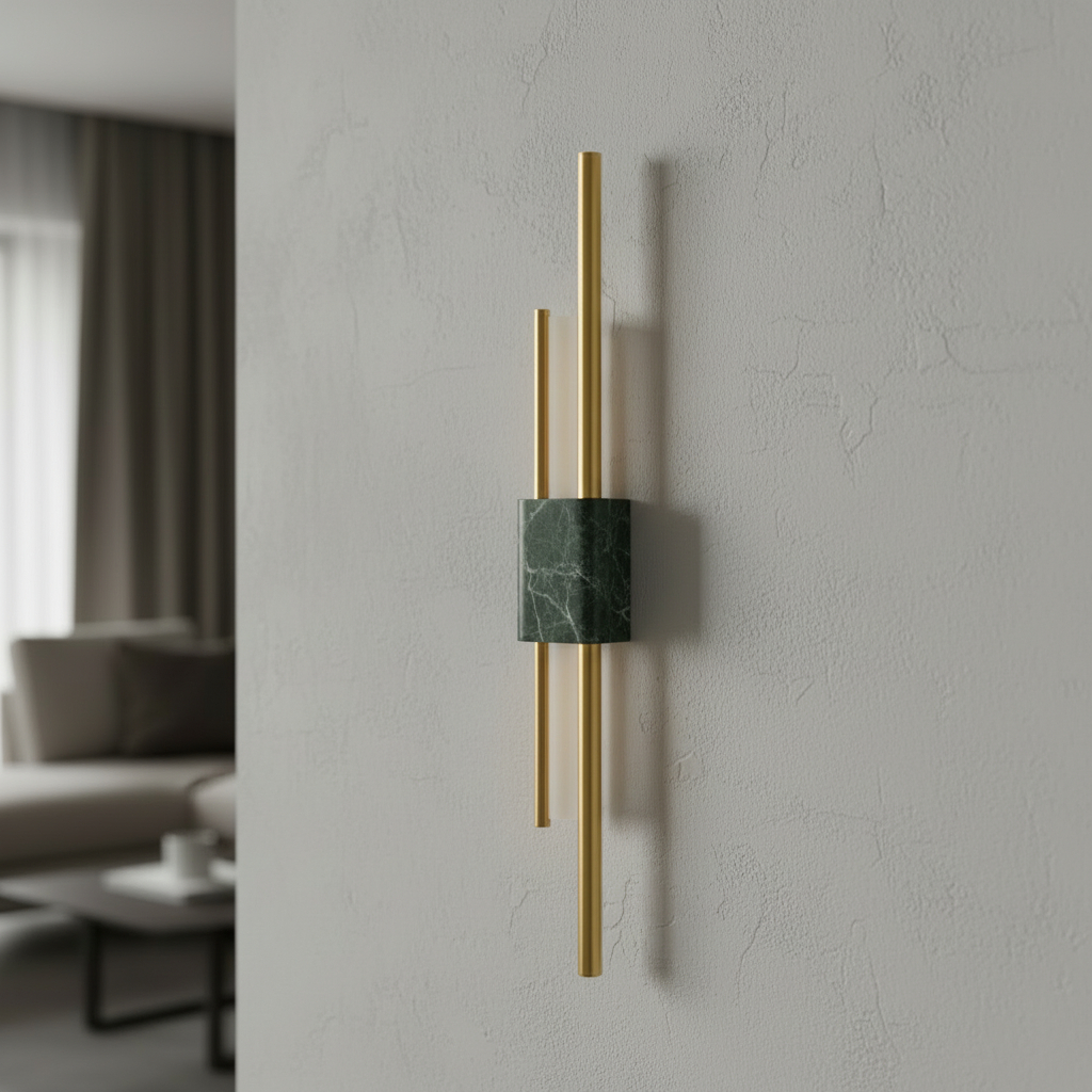 modern decorative wall light, likely the Ellie LED Wall Lamp by Moosee, featuring a sleek