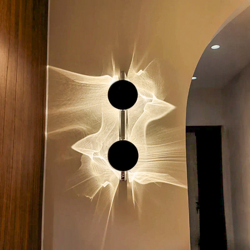 Alternative view of Modern Simple Light Shadow LED Wall Lamp