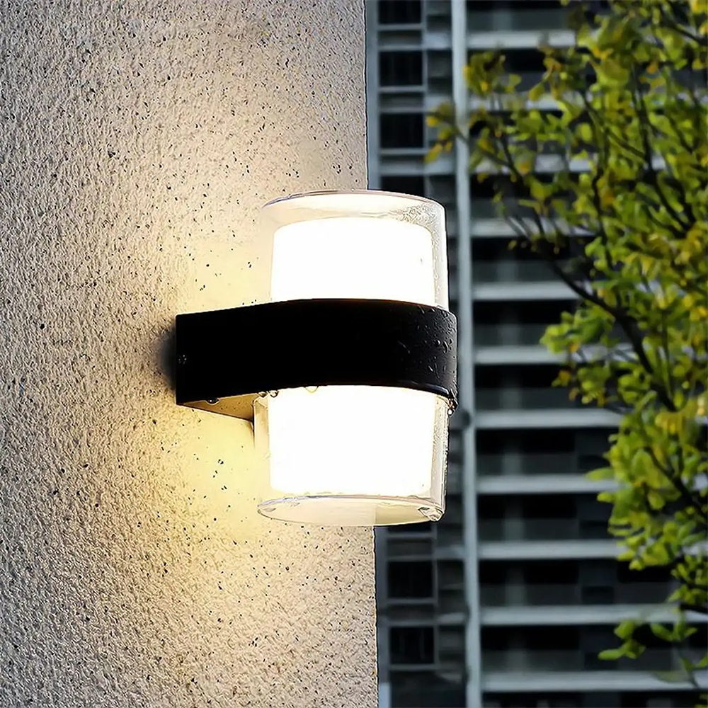 Alternative view of Modern Wall Lamp Acrylic Double Round Head Shape