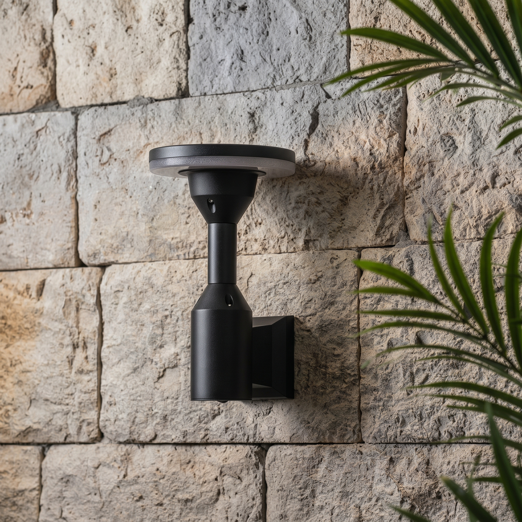 Black LED Outdoor Acrylic Aluminium Wall Light Facade Light.