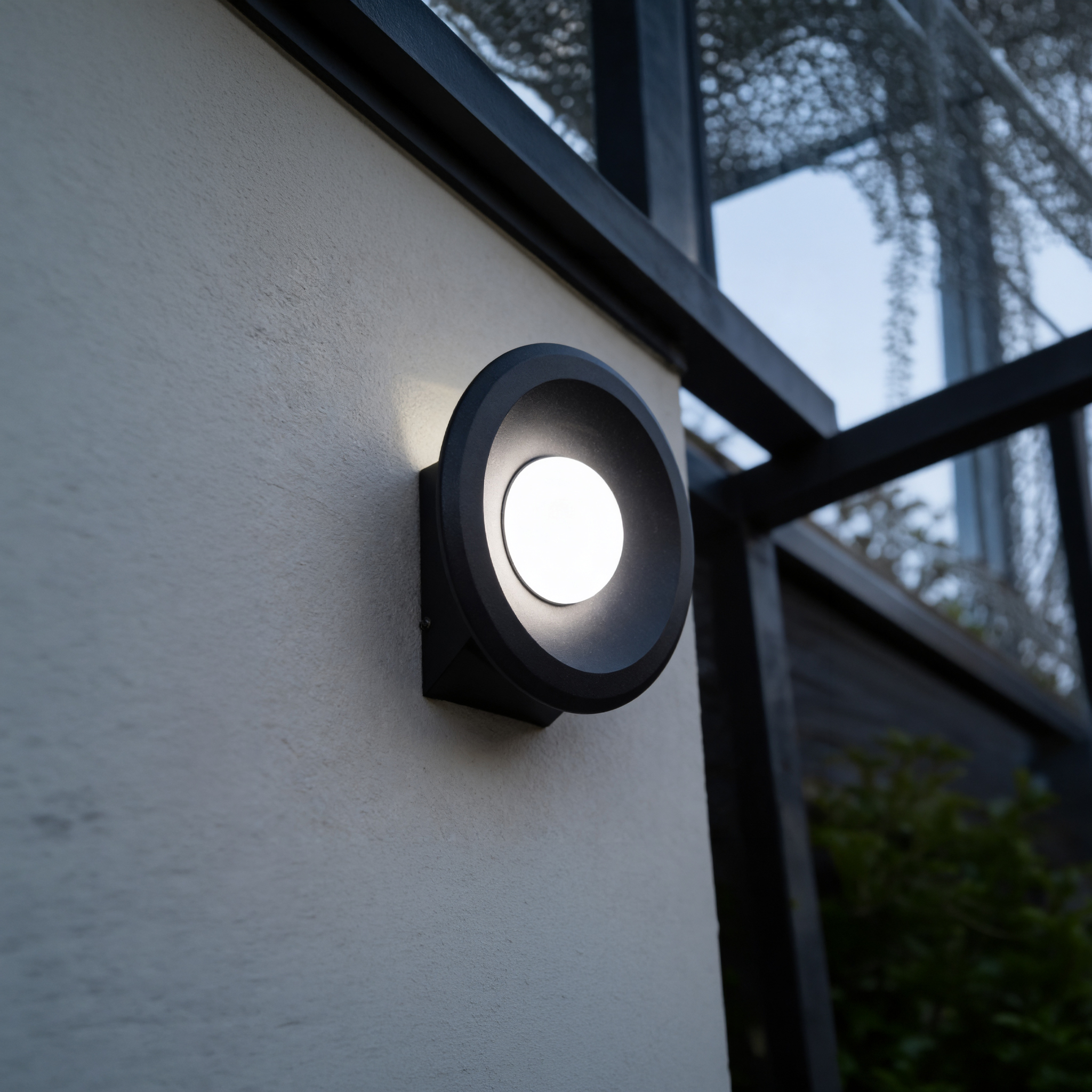 Alternative view of Telbix Briar exterior LED wall light is a modern lighting fixture
