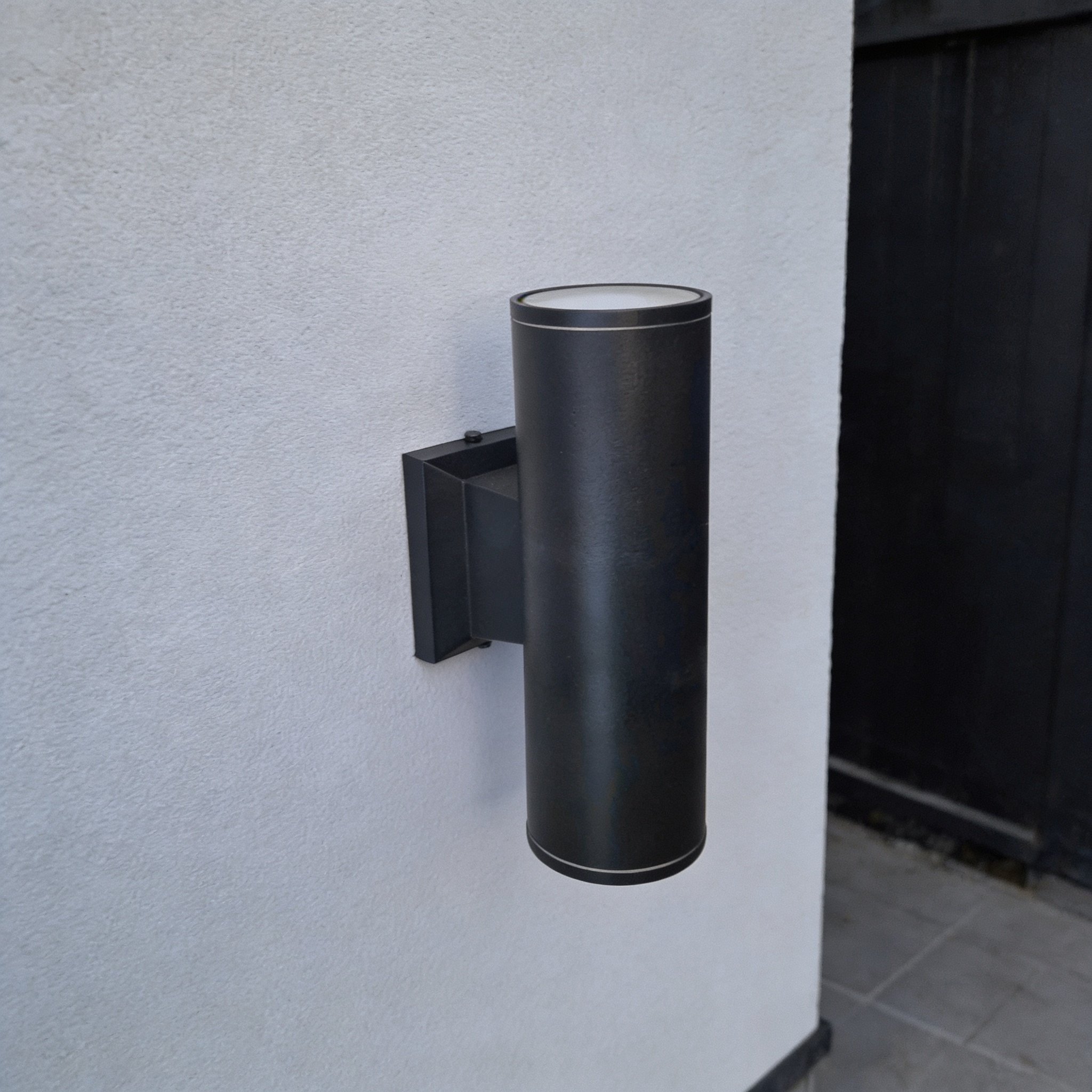 Saxby Palin Black XL Outdoor Wall Light .